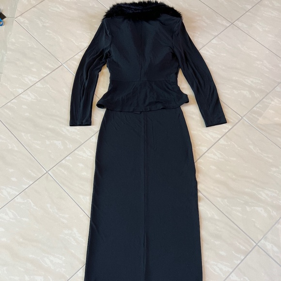 #2334 Amazone Paris Modele Depose Lucarne dress & Modele Luciole Jacket size 1 - Picture 8 of 13